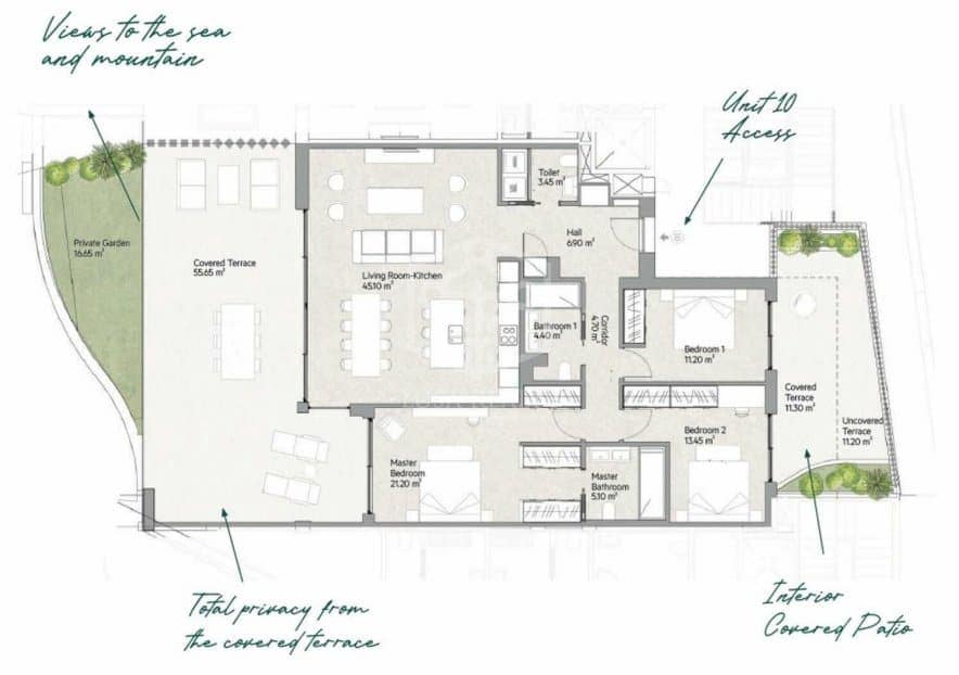 3 camera da letto Appartamento in vendita in Marbella - 1.150.000 € (Rif: 8734616)