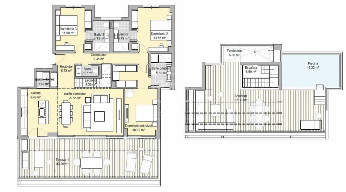 3 soveværelse Lejlighed til salg i Marbella - € 1.395.000 (Ref: 8942230)
