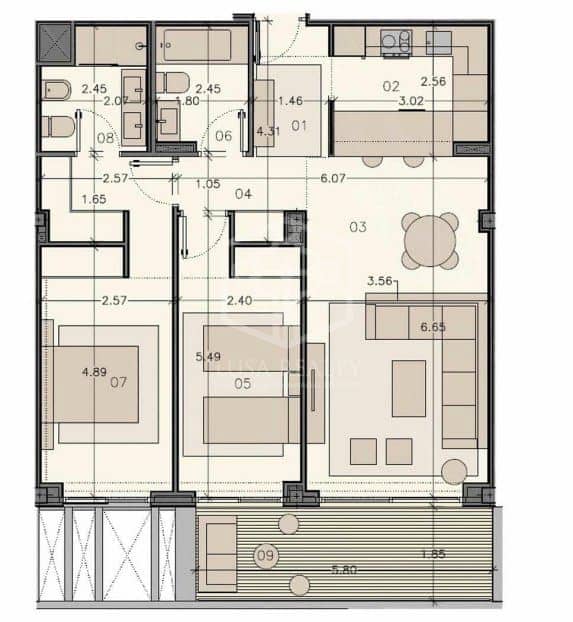 2 Zimmer Apartment zu verkaufen in Marbella mit Pool Garage - 1.550.000 € (Ref: 9109703)