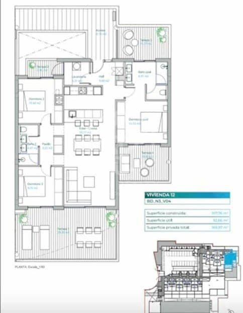 3 soveværelse Lejlighed til salg i Adeje - € 722.000 (Ref: 9144486)