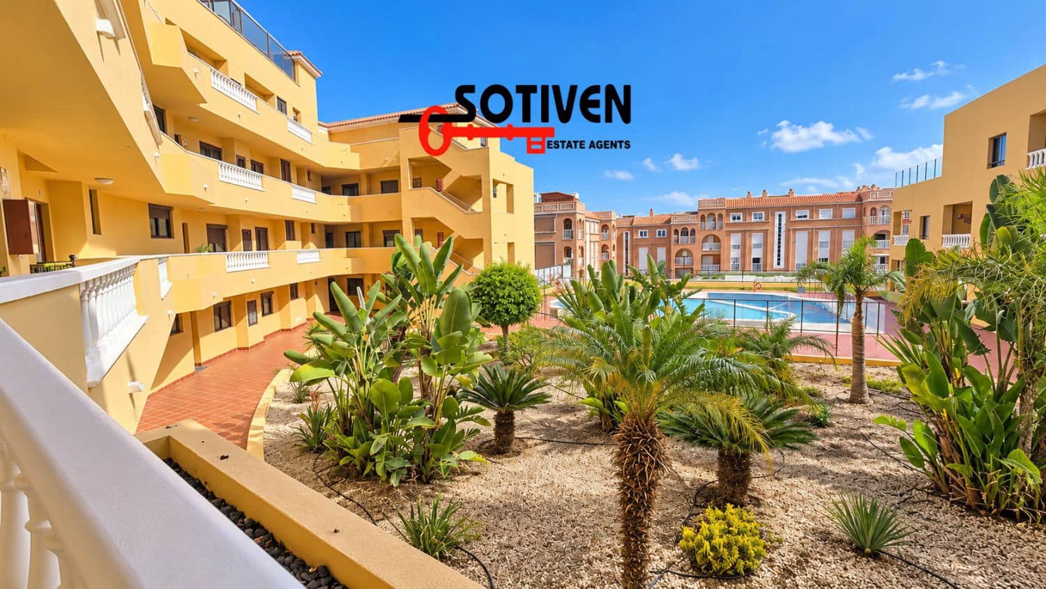 3 Zimmer Apartment zu verkaufen in El Medano mit Pool Garage - 350.000 € (Ref: 10146348)
