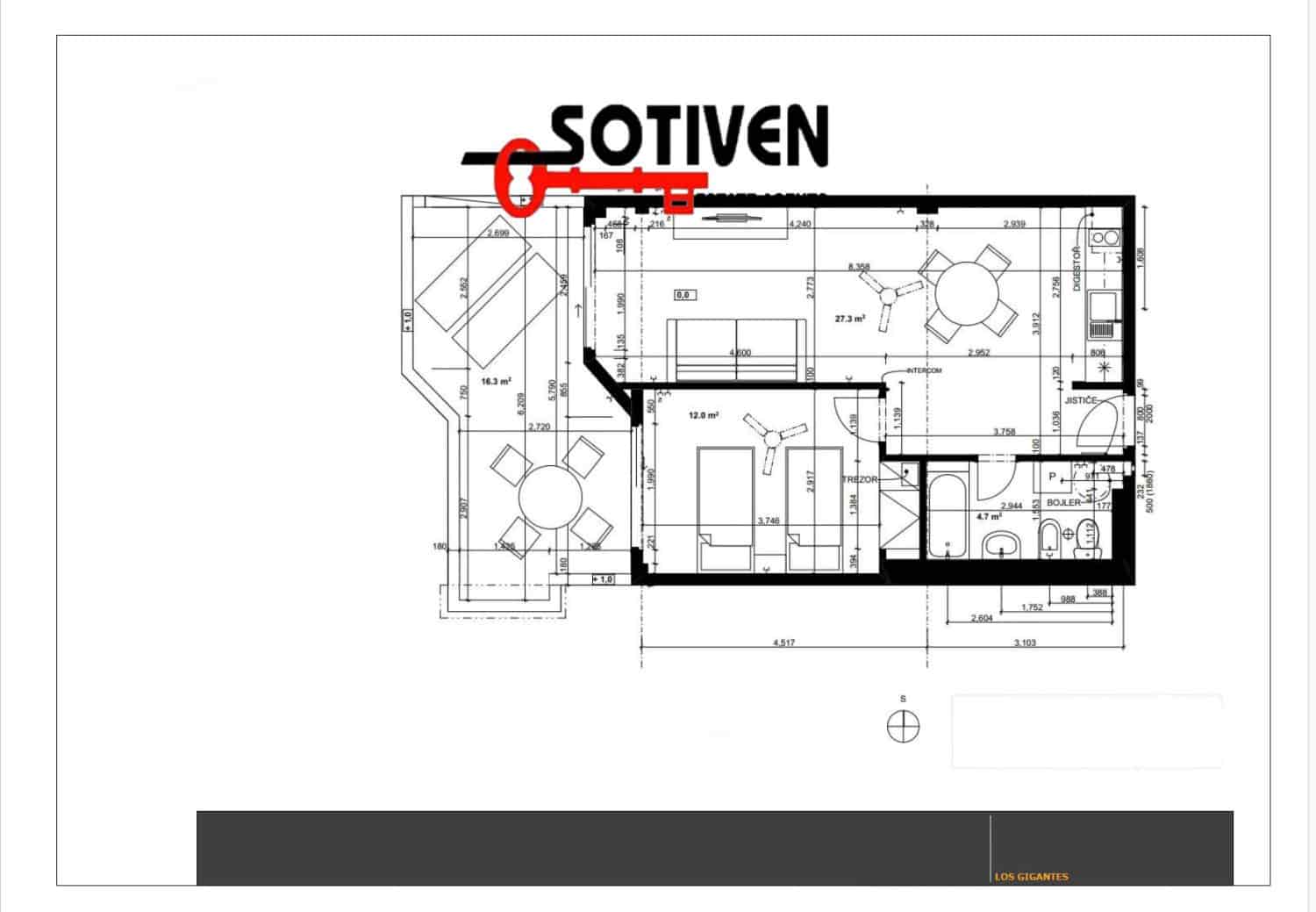 1 quarto Apartamento para venda em Los Gigantes - 297 000 € (Ref: 9884235)
