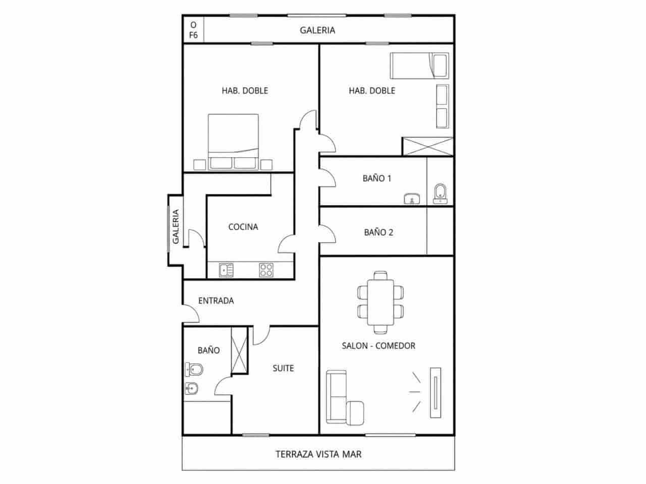 3 soveværelse Lejlighed til salg i Sant Feliu de Guixols med garage - € 650.000 (Ref: 3517785)