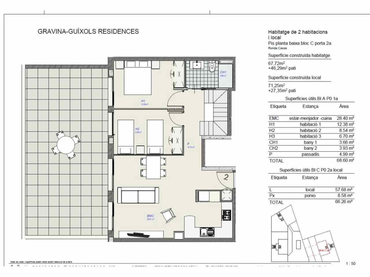 3 soveværelse Lejlighed til salg i Sant Feliu de Guixols med swimmingpool - € 290.000 (Ref: 9290919)