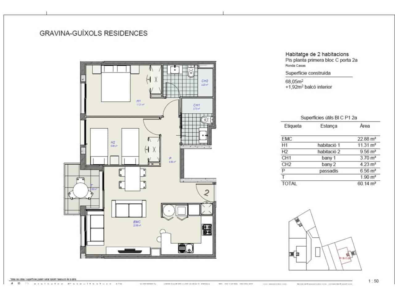 3 soveværelse Lejlighed til salg i Sant Feliu de Guixols med swimmingpool - € 290.000 (Ref: 9290919)
