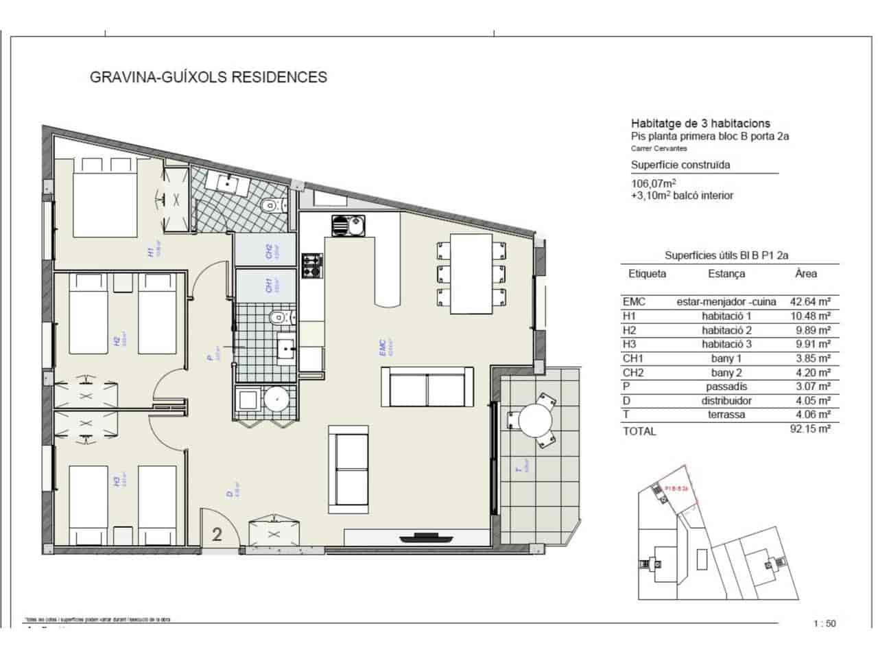 3 soveværelse Lejlighed til salg i Sant Feliu de Guixols med swimmingpool - € 290.000 (Ref: 9290919)