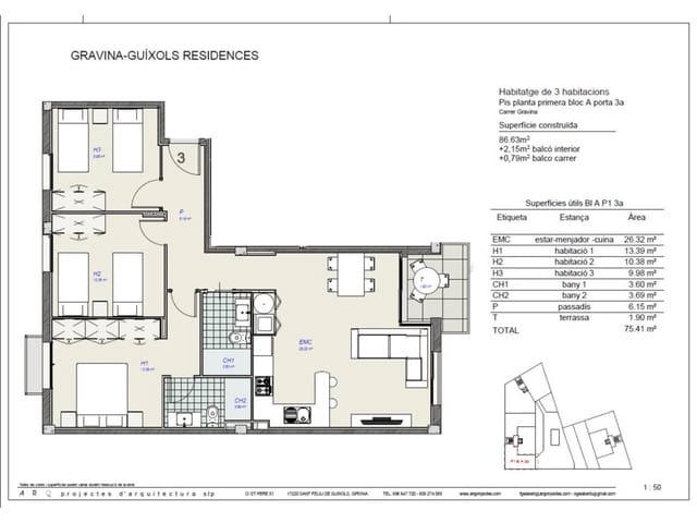 3 Zimmer Wohnung zu verkaufen in Sant Feliu de Guíxols mit Pool - 290.000 € (Ref: 9290919)