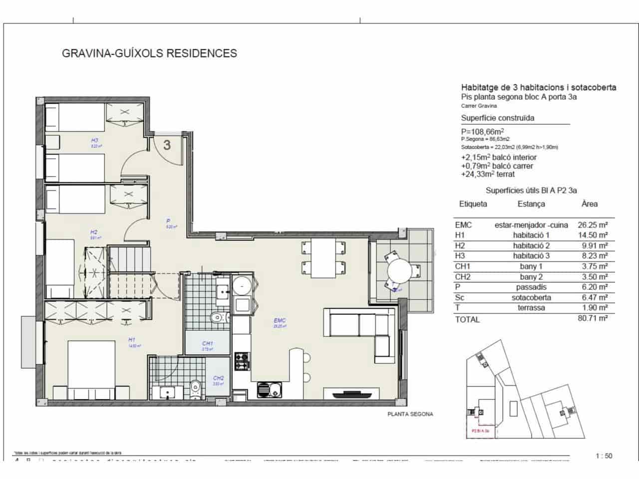 3 soveværelse Lejlighed til salg i Sant Feliu de Guixols med swimmingpool - € 290.000 (Ref: 9290919)