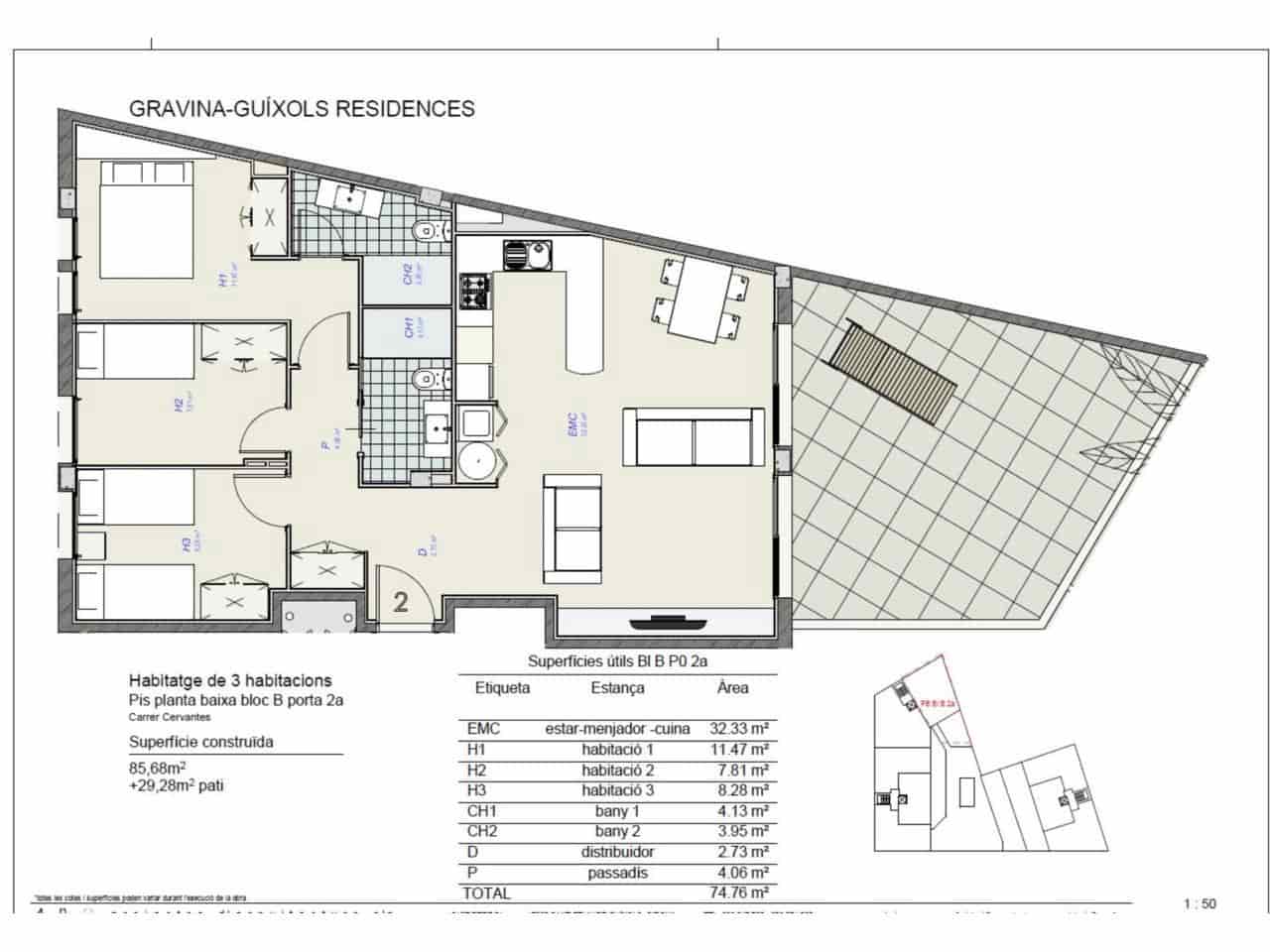 3 soveværelse Lejlighed til salg i Sant Feliu de Guixols med swimmingpool - € 290.000 (Ref: 9290919)