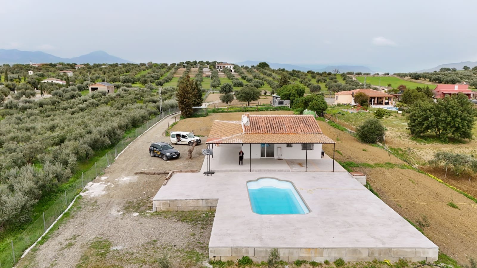 2 sypialnia Finka/Dom wiejski do wynajęcia w Coin z basenem - 1 700 € (Ref: 9645470)