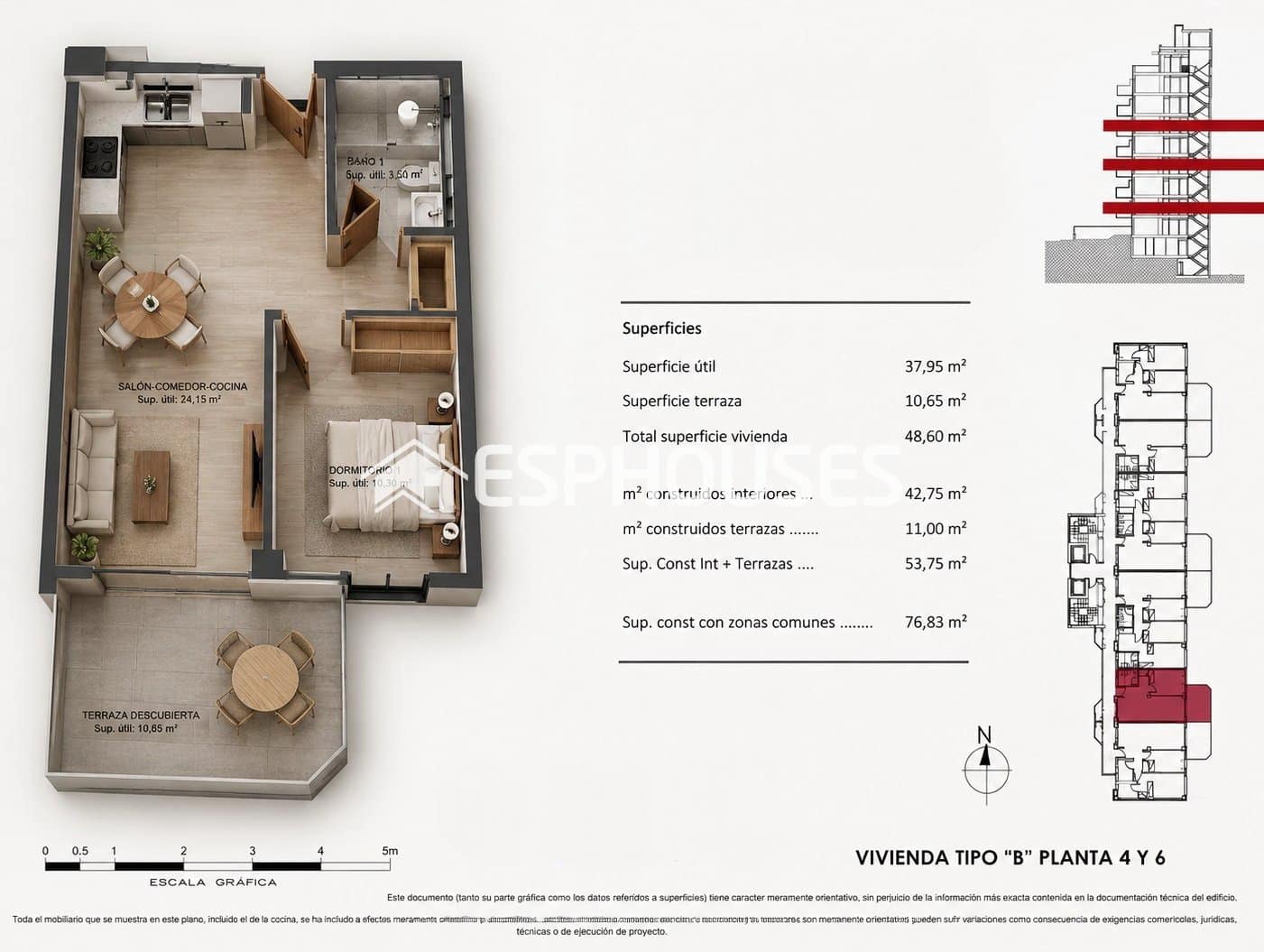 1 slaapkamer Appartement te koop in La Villajoyosa / Vila Joiosa met zwembad garage - € 286.200 (Ref: 10014774)