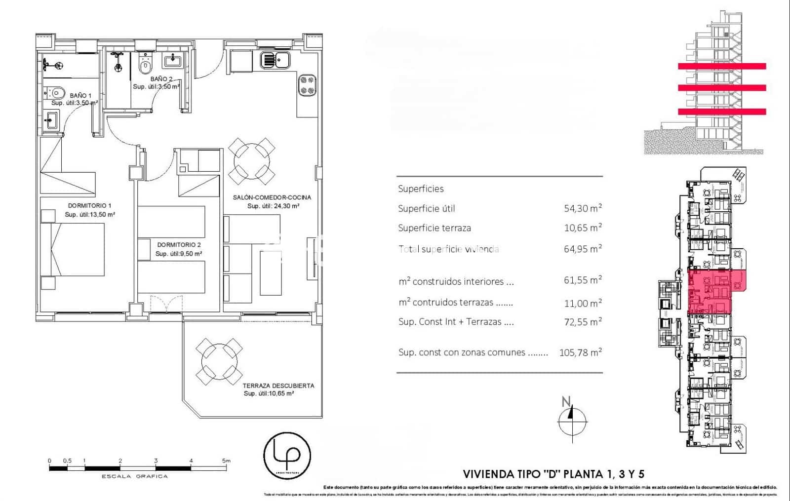 2 soveværelse Lejlighed til salg i La Villajoyosa / Vila Joiosa med swimmingpool garage - € 375.000 (Ref: 10014776)