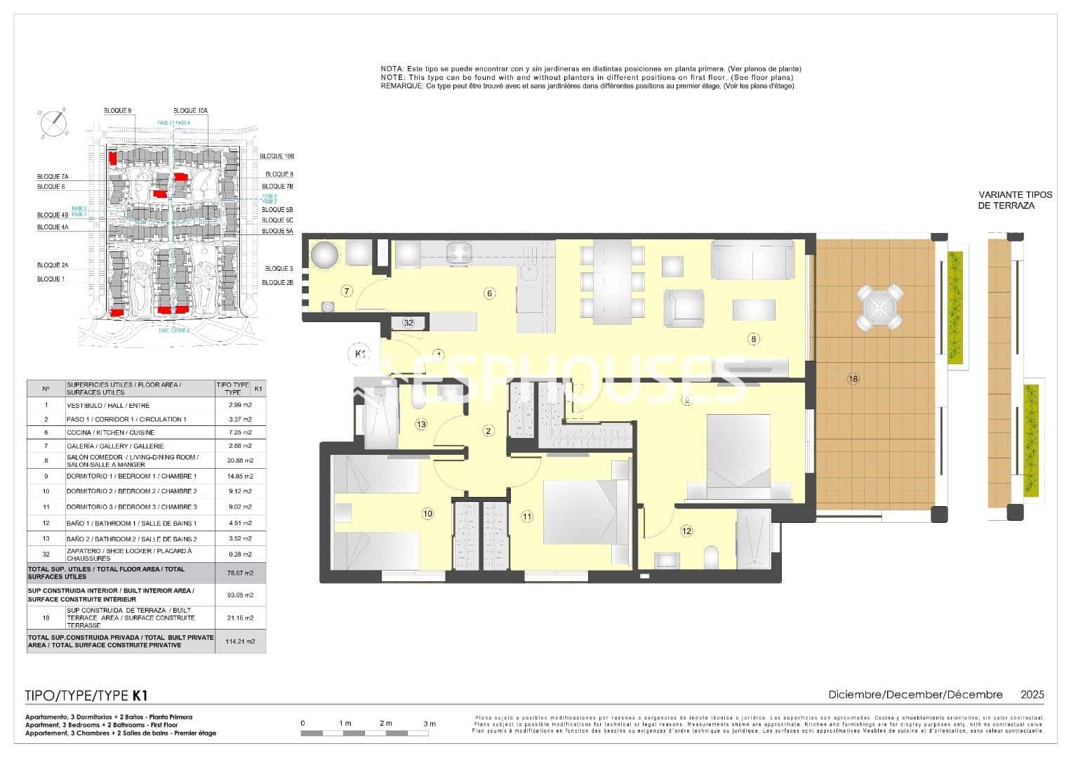 3 sypialnia Apartament na sprzedaż w Pulpi z basenem - 247 000 € (Ref: 10014827)