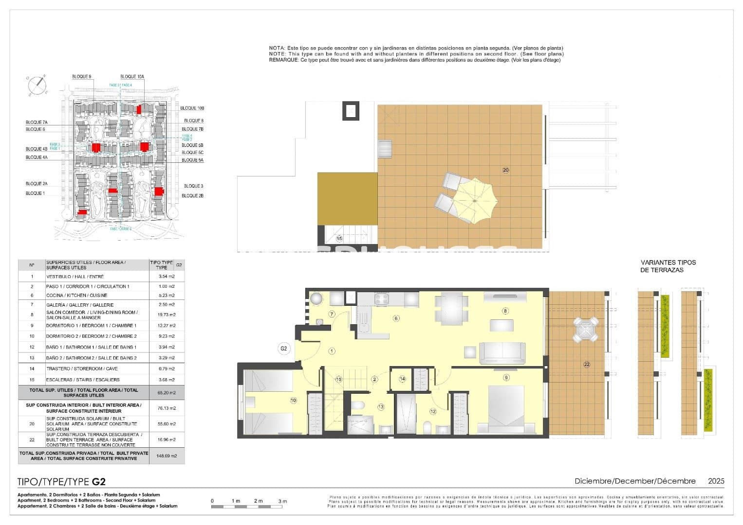 2 camera da letto Attico in vendita in Pulpi con piscina - 240.000 € (Rif: 10014831)