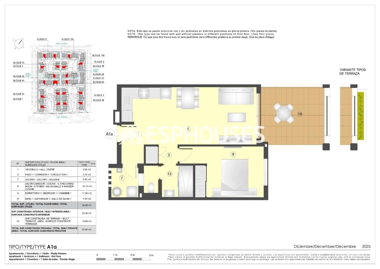 Apartamento de 1 habitación en Pulpí en venta con piscina - 170.000 € (Ref: 10014836)