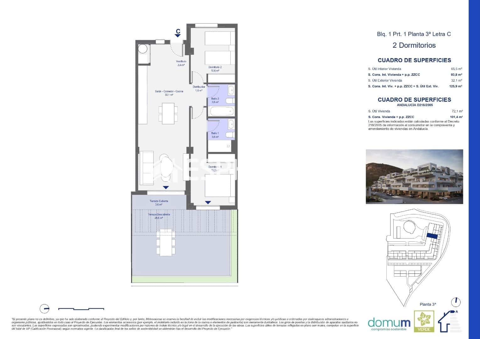 2 sovrum Lägenhet till salu i Pulpi med pool garage - 235 000 € (Ref: 10014841)
