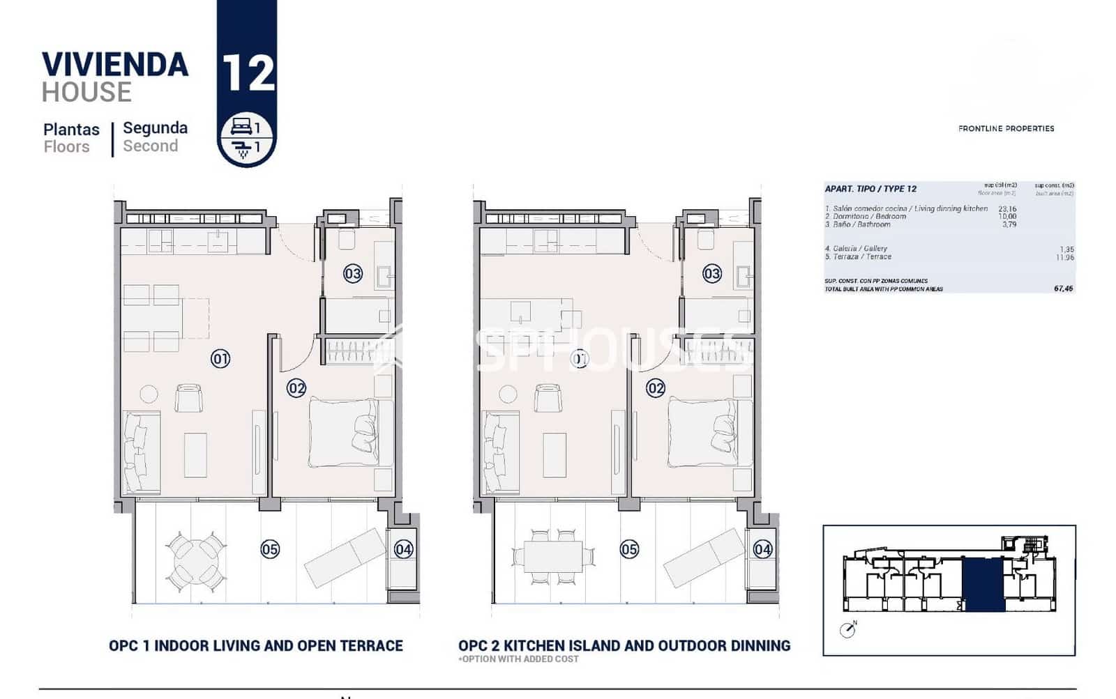 1 sovrum Lägenhet till salu i La Villajoyosa / Vila Joiosa med pool garage - 529 000 € (Ref: 10018174)