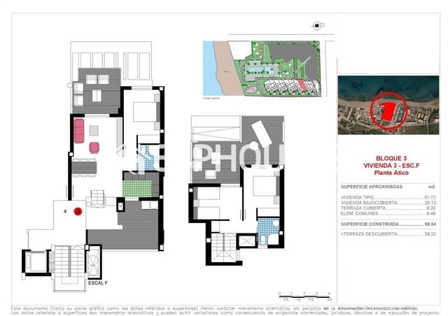 3 bedroom Penthouse for sale in L'Almadrava - L'Estanyó, Dénia with pool - € 625,000 (Ref: 10025284)