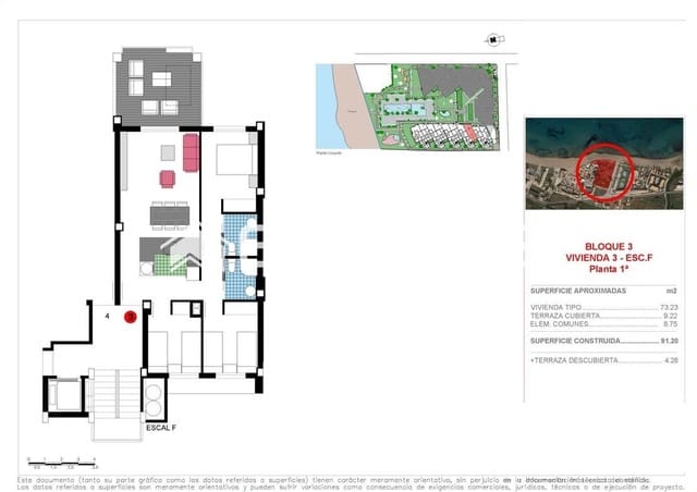 Apartamento de 3 habitaciones en L'Almadrava - L'Estanyó, Dénia en venta con piscina - 525.000 € (Ref: 10025285)