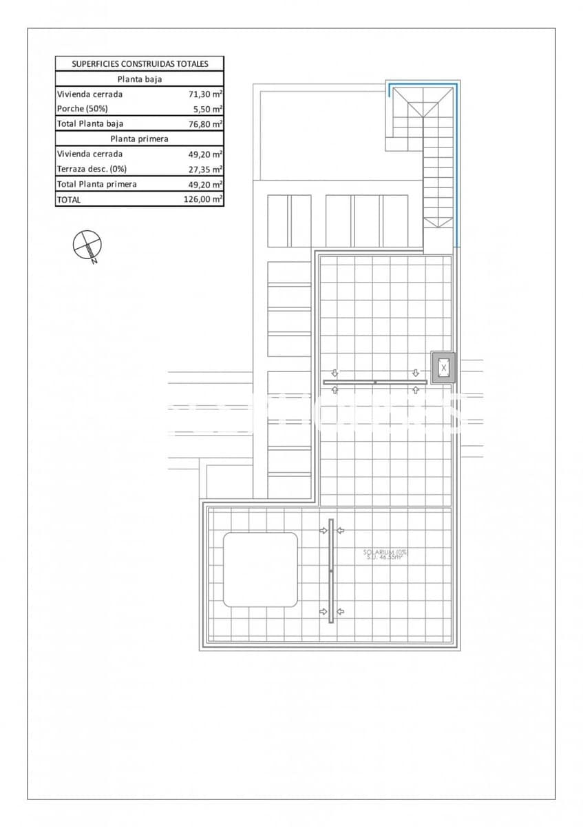 3 sovrum Villa till salu i Pilar de la Horadada med pool garage - 460 000 € (Ref: 10025288)
