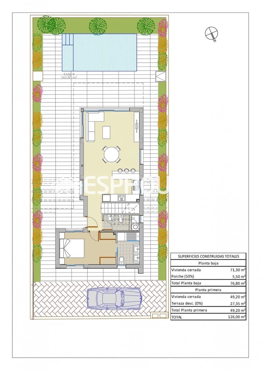 3 sovrum Villa till salu i Pilar de la Horadada med pool garage - 460 000 € (Ref: 10025288)