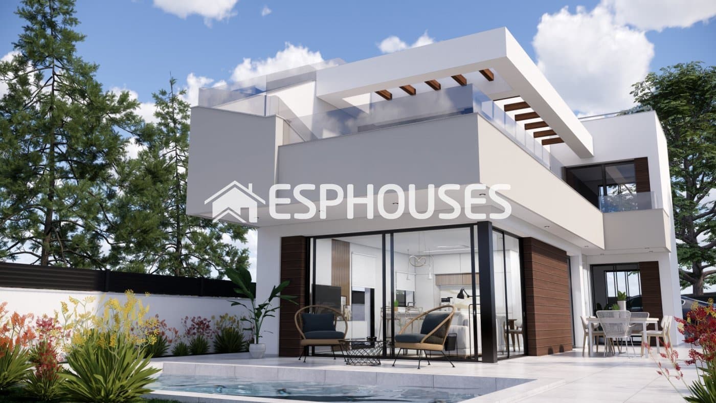 3 makuuhuone Huvila myytävänä paikassa Pilar de la Horadada mukana uima-altaan 
autotalli - 420 000 € (Ref: 10025289)