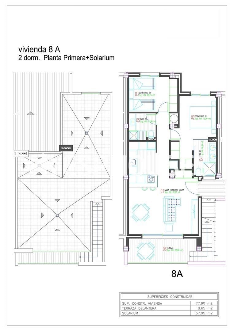 3 Zimmer Bungalow zu verkaufen in Los Balcones mit Pool Garage - 350.000 € (Ref: 10025291)