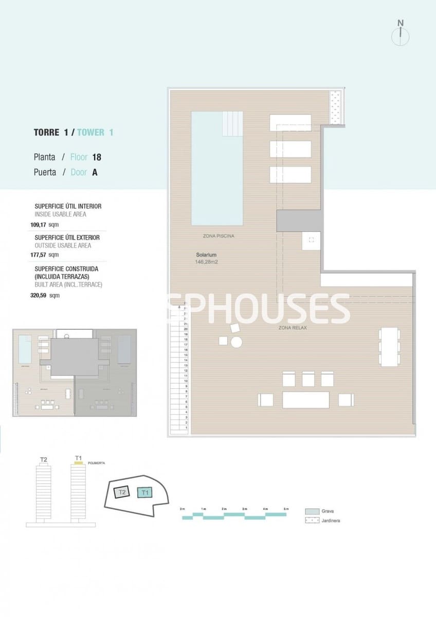 3 makuuhuone Kattohuoneisto myytävänä paikassa Calpe / Calp mukana uima-altaan - 1 650 000 € (Ref: 10025292)