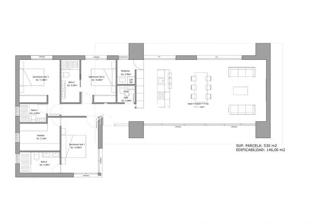 3 camera da letto Villa in vendita in Ciudad Quesada, Rojales con piscina - 1.099.000 € (Rif: 10025294)