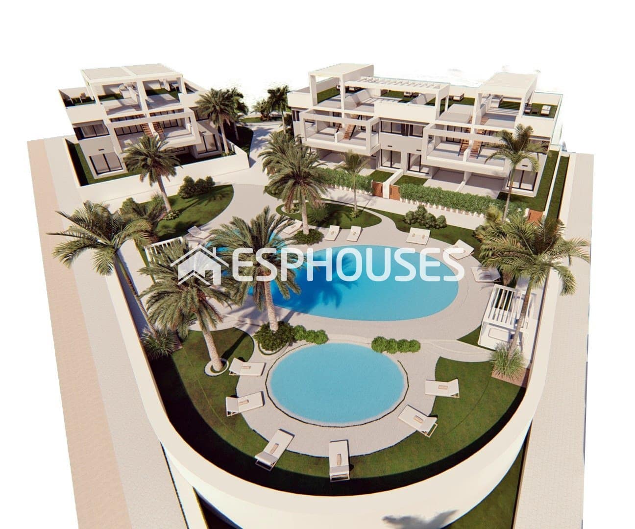 2 bedroom Bungalow for sale in Los Balcones with pool - € 322,900 (Ref: 10025300)