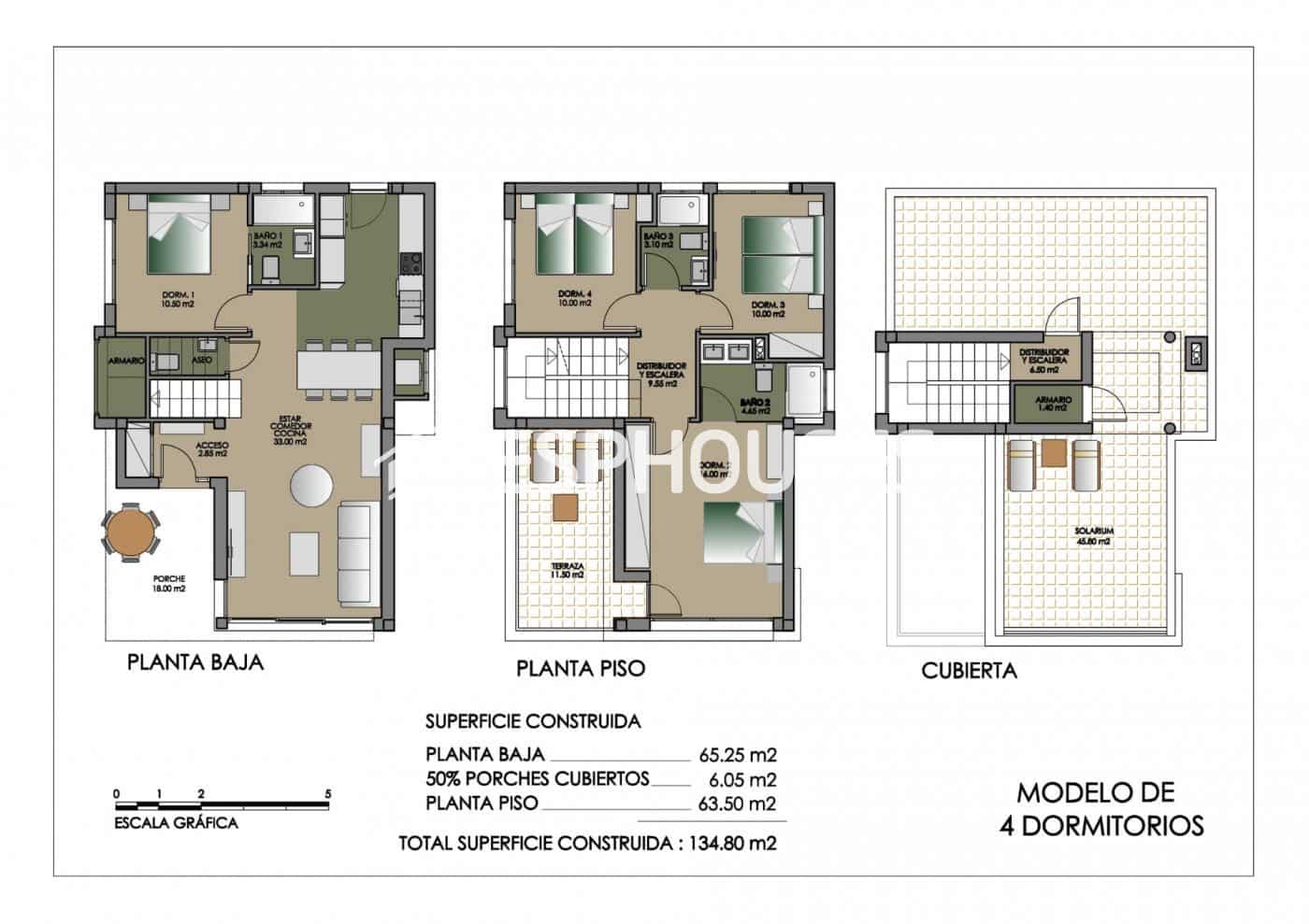 4 soveværelse Villa til salg i San Miguel de Salinas med swimmingpool garage - € 630.000 (Ref: 10025301)