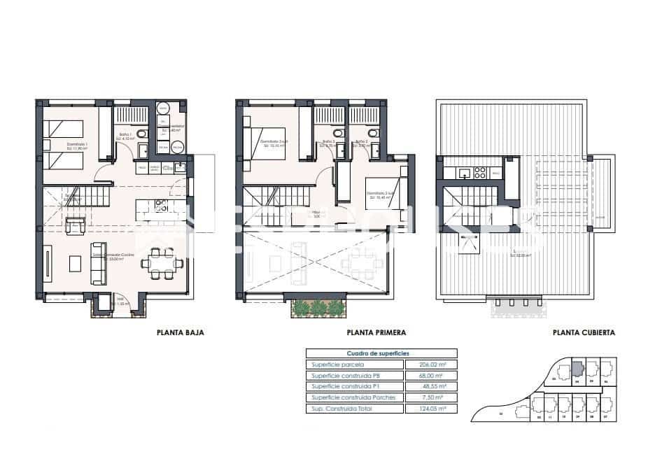 3 bedroom Villa for sale in Los Montesinos with pool garage - € 485,000 (Ref: 10025302)