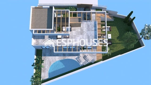 3 soverom Villa til salgs i Ciudad Quesada, Rojales med svømmebasseng garasje - € 598 000 (Ref: 10025307)