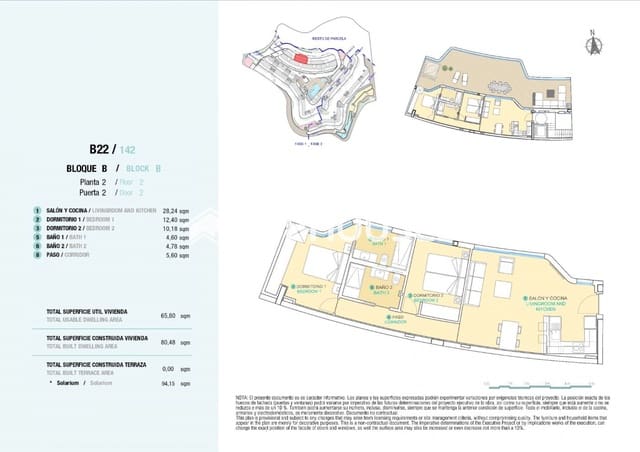 2 Zimmer Penthouse zu verkaufen in Los Collados - Los Geraneos, Aguilas mit Pool - 457.000 € (Ref: 10025308)