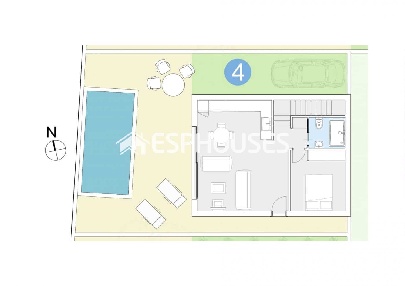 3 soveværelse Villa til salg i Orihuela Costa med swimmingpool garage - € 549.900 (Ref: 10025313)