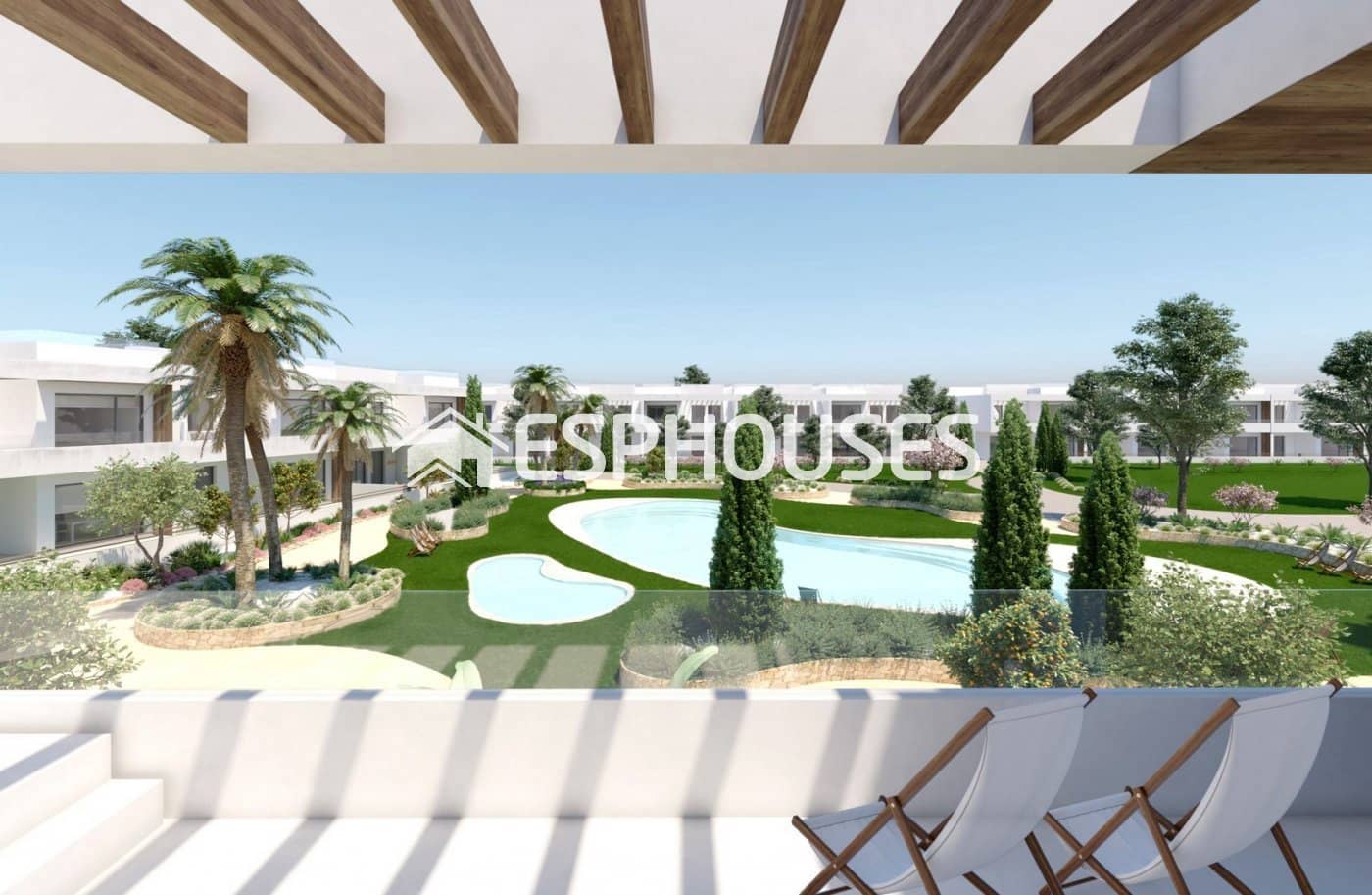 2 sypialnia Bungalow na sprzedaż w Torrevieja z basenem - 380 000 € (Ref: 10025315)