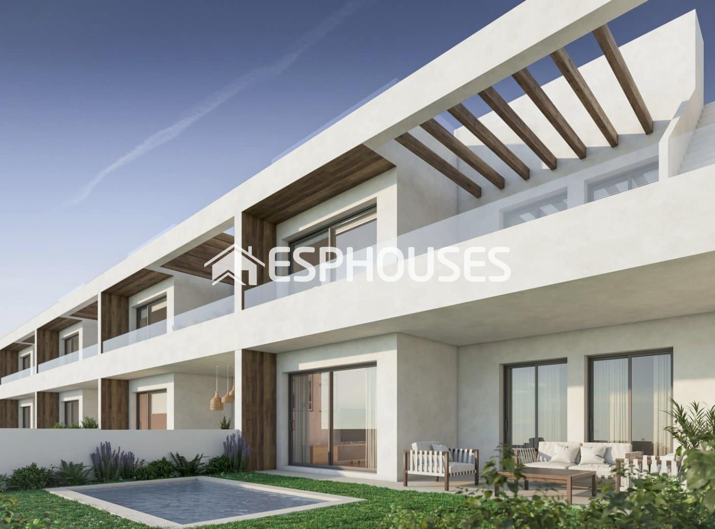 2 sypialnia Bungalow na sprzedaż w Torrevieja z basenem - 380 000 € (Ref: 10025315)