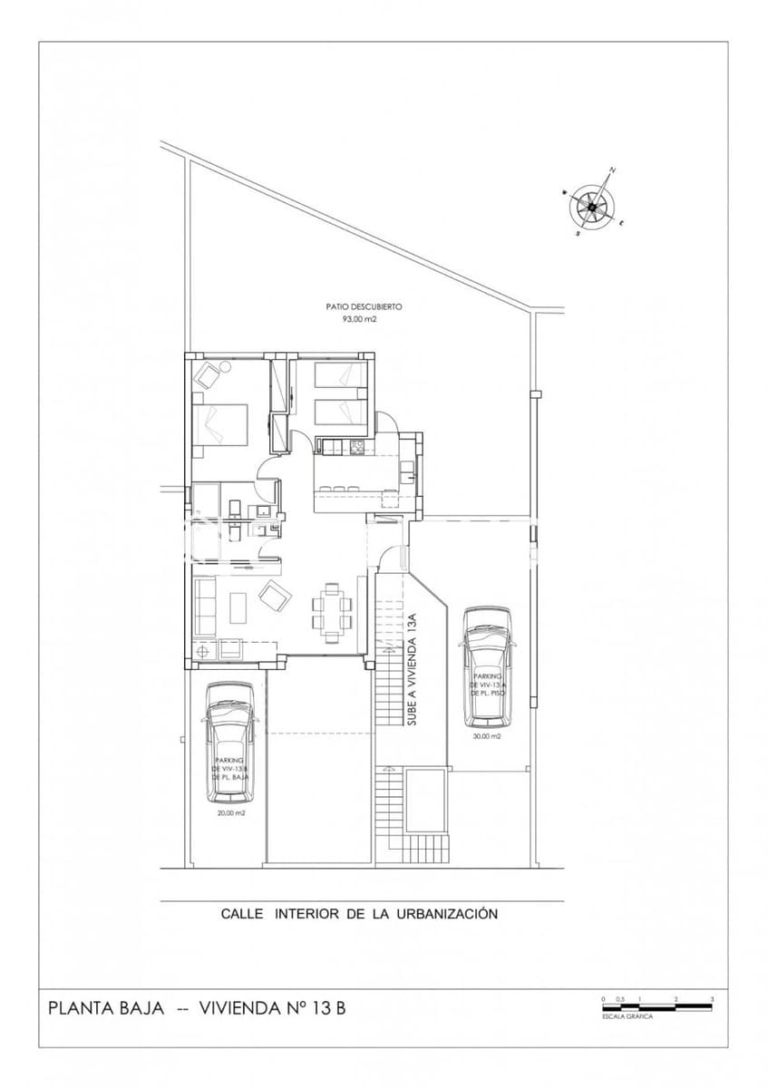 2 quarto Bungalow para venda em San Miguel de Salinas com piscina garagem - 339 000 € (Ref: 10025322)