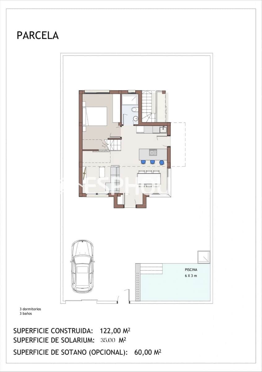3 makuuhuone Huvila myytävänä paikassa Vera mukana uima-altaan - 475 000 € (Ref: 10025324)