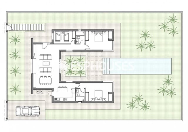 3 Zimmer Villa zu verkaufen in Benijófar mit Pool - 657.000 € (Ref: 10025339)