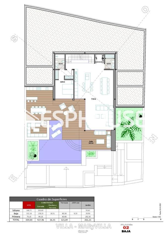 4 bedroom Villa for sale in Calpe / Calp with pool - € 1,550,000 (Ref: 10025341)