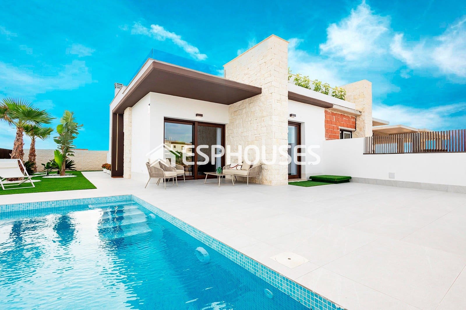2 quarto Bungalow para venda em Orihuela com piscina garagem - 351 000 € (Ref: 10041987)