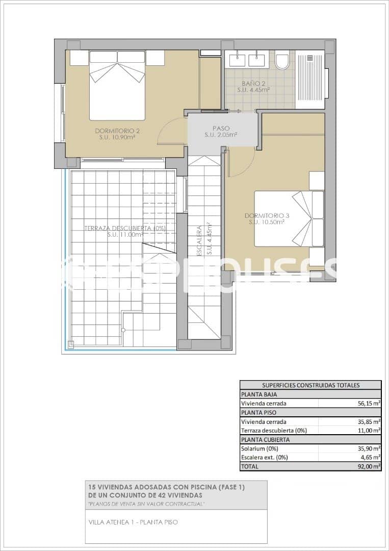 3 bedroom Townhouse for sale in Entre Naranjos with pool - € 384,900 (Ref: 10041989)