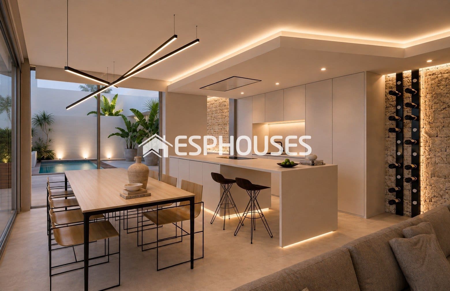 3 soverom Villa til salgs i Calpe / Calp med svømmebasseng garasje - € 1 500 000 (Ref: 10062980)