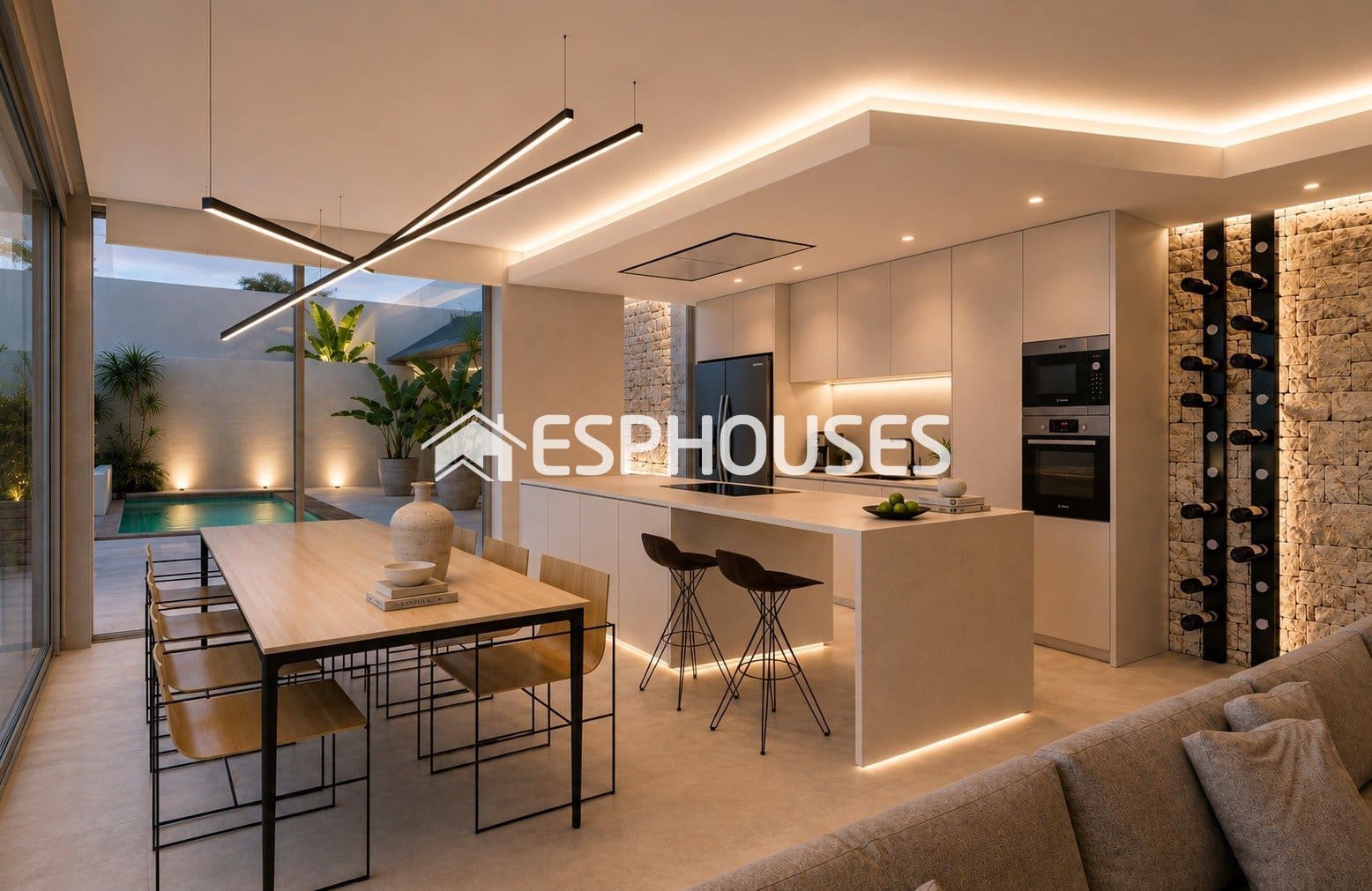 Chalet de 3 habitaciones en Calpe / Calp en venta con piscina garaje - 1.700.000 € (Ref: 10062981)