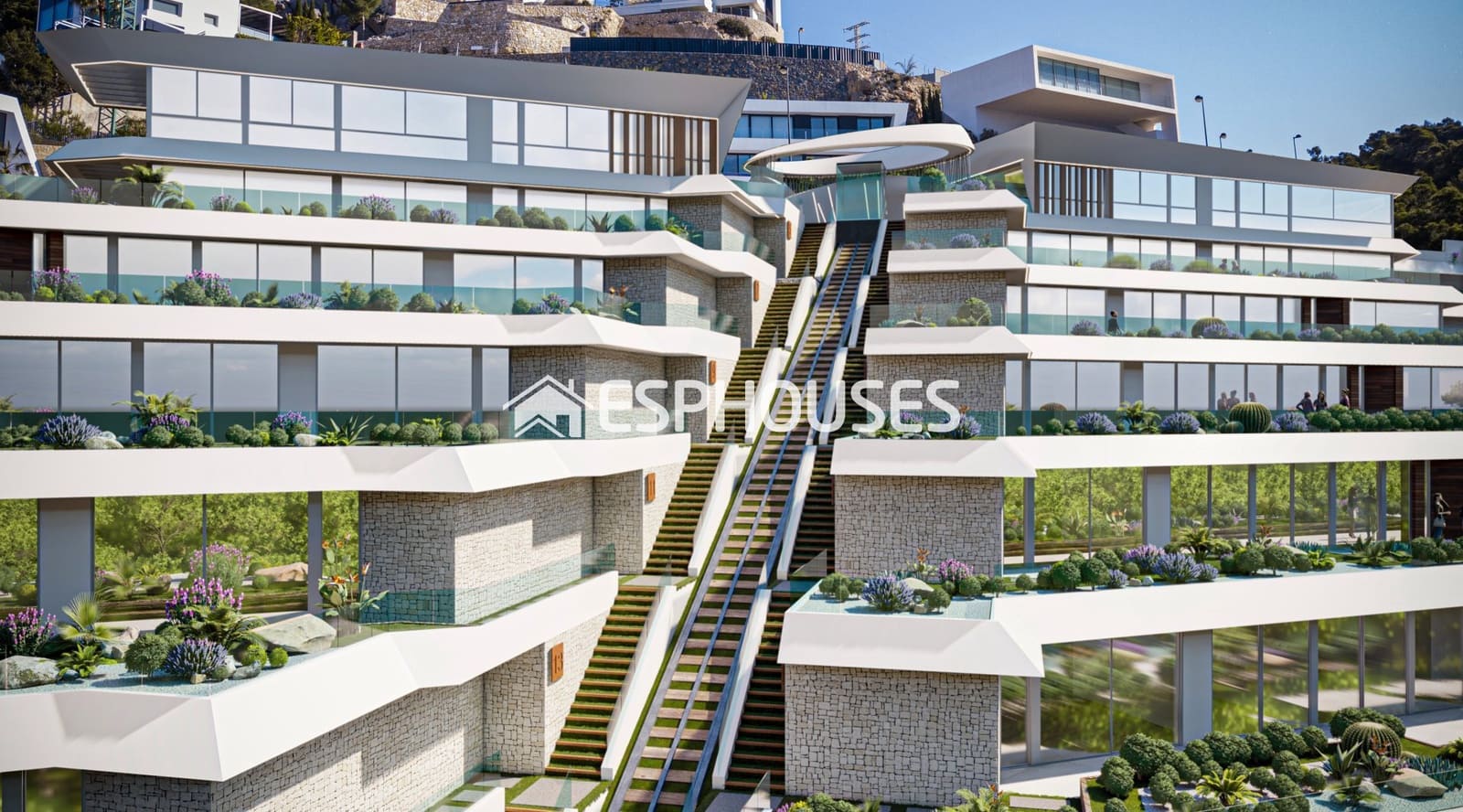 Chalet de 3 habitaciones en Calpe / Calp en venta con piscina garaje - 1.700.000 € (Ref: 10062981)