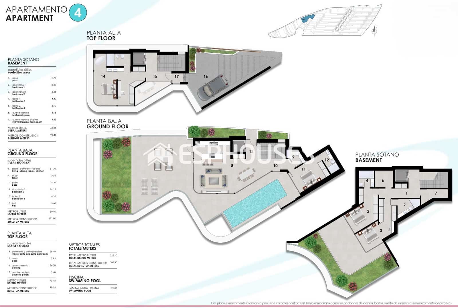 Chalet de 4 habitaciones en Calpe / Calp en venta con piscina garaje - 3.200.000 € (Ref: 10062986)