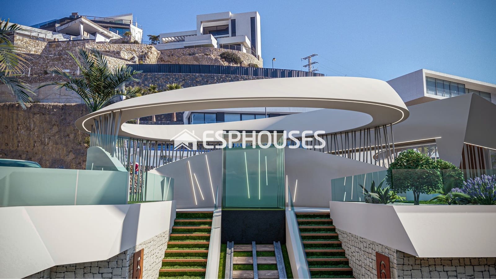 Chalet de 4 habitaciones en Calpe / Calp en venta con piscina garaje - 3.200.000 € (Ref: 10062986)