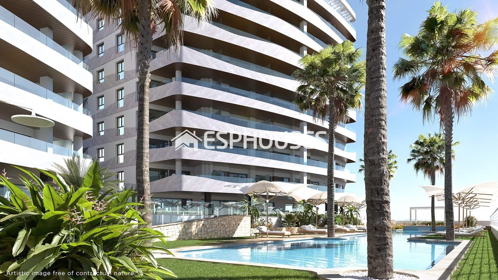2 soveværelse Lejlighed til salg i La Manga del Mar Menor med swimmingpool garage - € 473.000 (Ref: 10172061)
