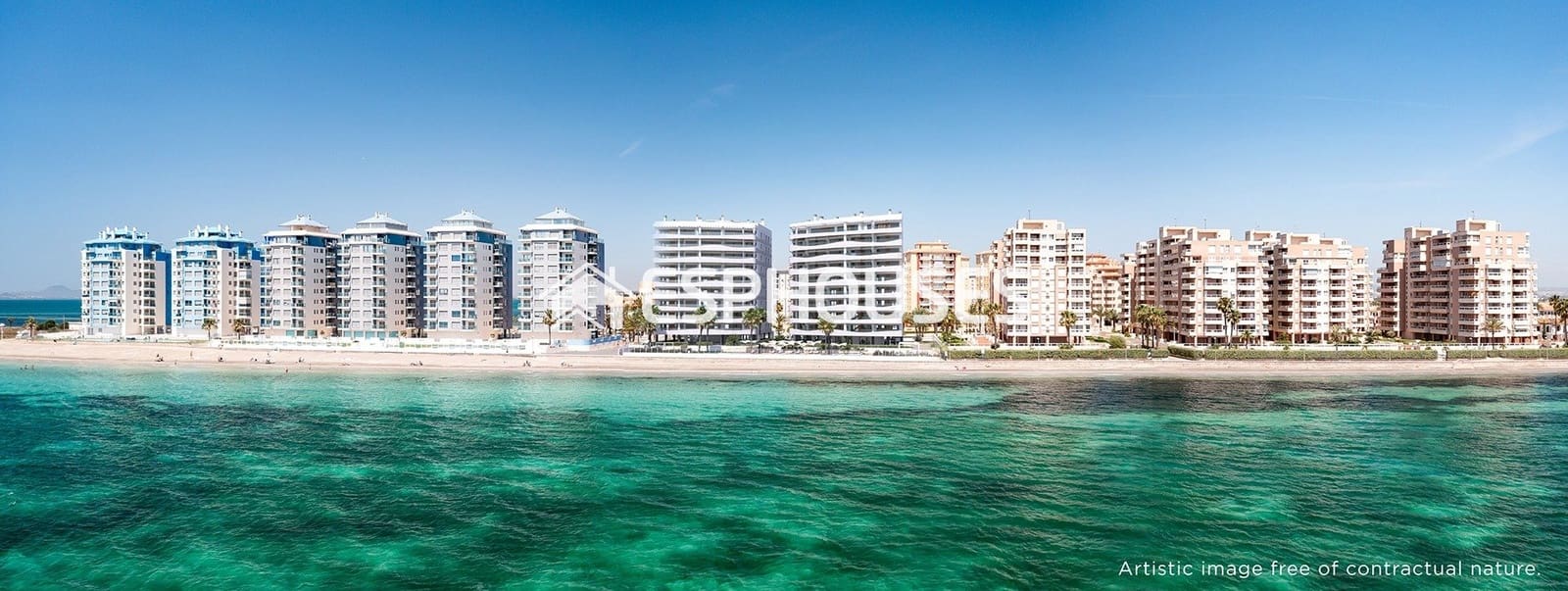 3 soveværelse Lejlighed til salg i La Manga del Mar Menor med swimmingpool garage - € 576.000 (Ref: 10172063)